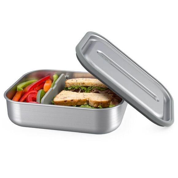 Bentgo -  Stainless Leakproof Bento-Style Lunch Box w Silver - Picture 1 of 5